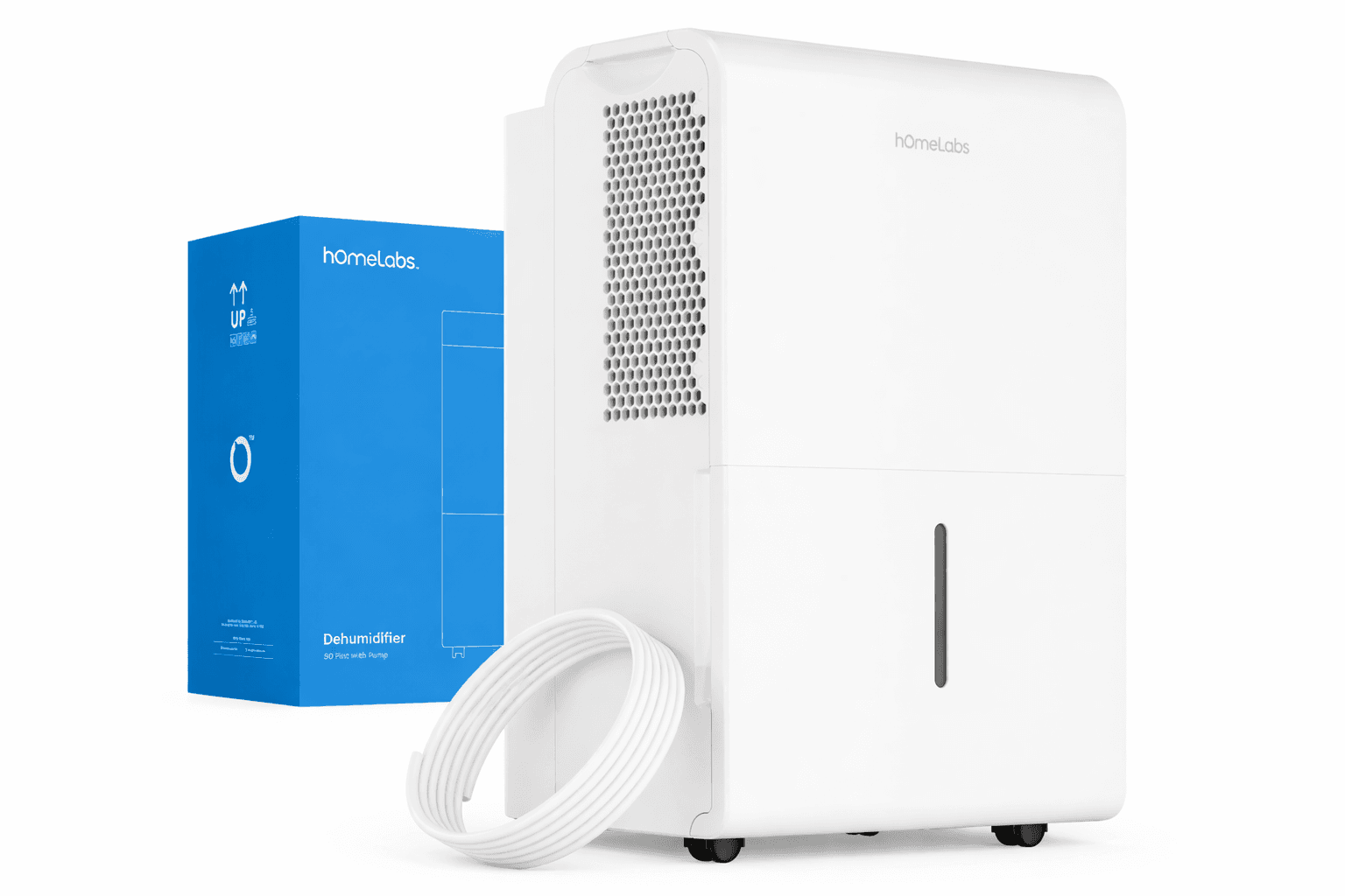 hOmeLabs 50-Pint WiFi Dehumidifier with Pump