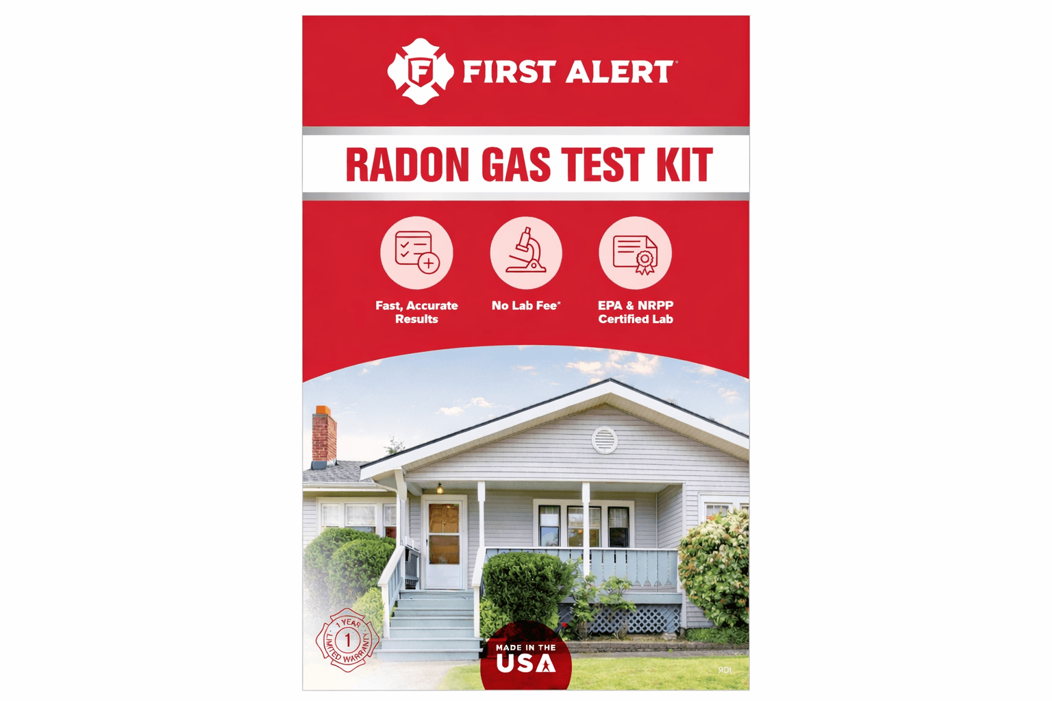 First Alert RD1 Radon Gas Test Kit