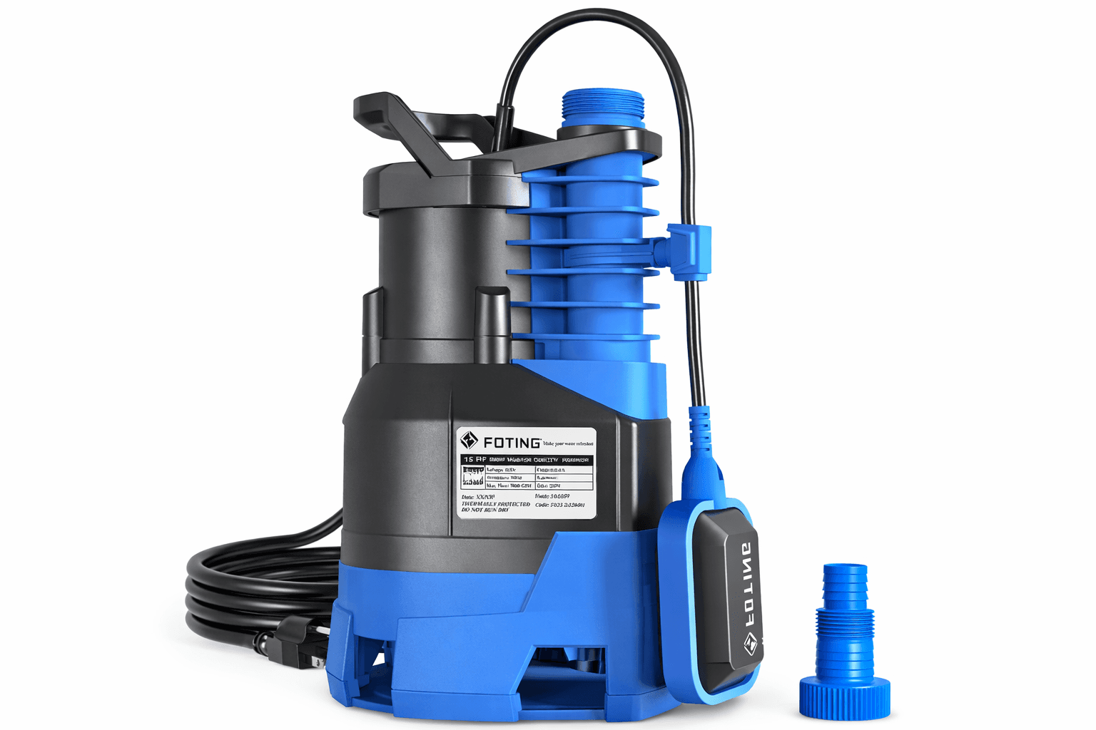 Foting 1.5HP Submersible Sump Pump